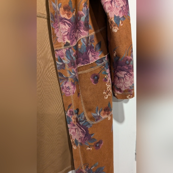 Solitaire Floral Velvet-feel Cardigan - Picture 3 of 11